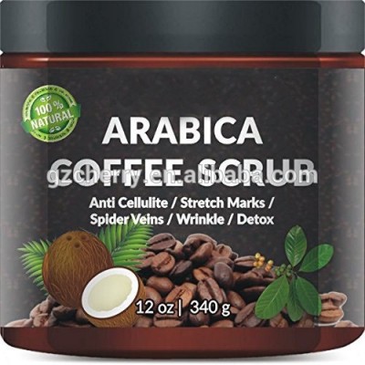 Private label coffee bath scrub