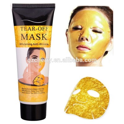 private label 24k gold black face masks cleanser