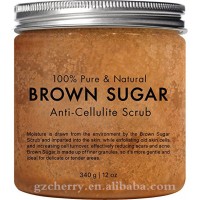 Hot selling brown sugar body scrub 12oz.