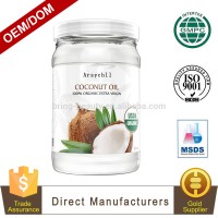 OEM/ODM Cold Pressed Coconut Oil Organic Virgin for Cooking Skin Care Hair Care Mouth Wash with Private Label